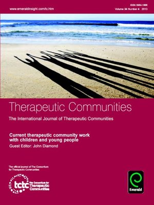 cover image of Therapeutic Communities: The International Journal of Therapeutic Communities, Volume 34, Issue 4